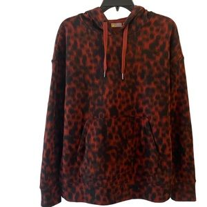 ZELLA leopard print hoodie